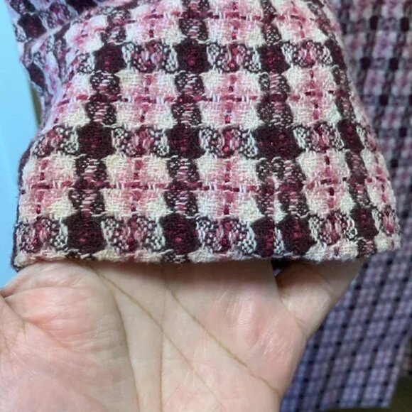 I.e. Pink plaid Coat size L - Picture 5 of 7